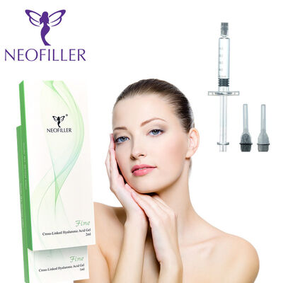 24mg-ml اسید هیالورونیک پرکننده پوست ژل تزریقی کاهش چین و چروک صورت 9-12 ماه طول عمر نگهداری در دمای اتاق