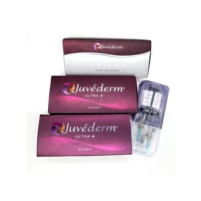 افزونه لب Juvederm پرکننده پوستی اسید هیالورونیک متقاطع راه حل پر کردن طولانی مدت