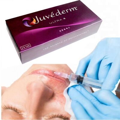 افزونه لب Juvederm پرکننده پوستی اسید هیالورونیک متقاطع راه حل پر کردن طولانی مدت