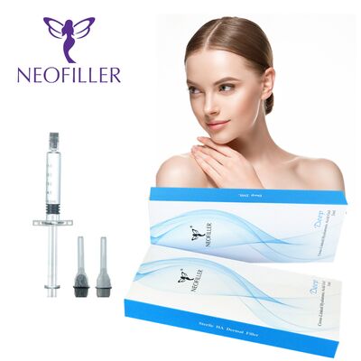 Neofiller 24mg-ml اسید هیالورونیک پرکننده پوست ژل تزریقی 9-12 ماه طول عمر محلول ذخیره در دمای اتاق