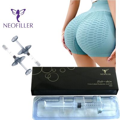 ژل تزریقی شفاف پرکننده پوستی هیالورونیک اسید 24mg-ml نیوفیلر جوانسازی صورت با ماندگاری 9-12 ماهه