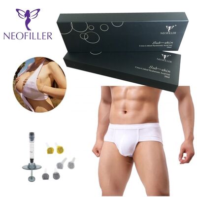 ژل تزریقی شفاف پرکننده پوستی هیالورونیک اسید 24mg-ml نیوفیلر جوانسازی صورت با ماندگاری 9-12 ماهه