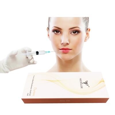 Neofiller 24mg-ml اسید هیالورونیک پرکننده پوست ژل تزریقی 9 تا 12 ماه طول عمر تزریق تقویت کننده زیر پوست