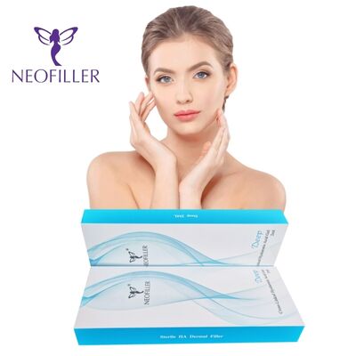 Neofiller 2ml Hyaluronic Acid Dermal Filler 24mg-ml ژل تزریقی برای افزایش بزرگ شدن لب صورت بینی