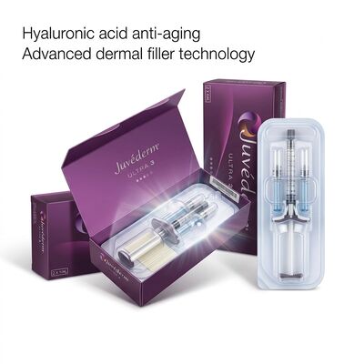 ایالات متحده آمریکا Juvederm فرمول ژل پرکننده پوستی با گزینه های حمل و نقل DHL UPS FEDEX برای توزیع بی نقص