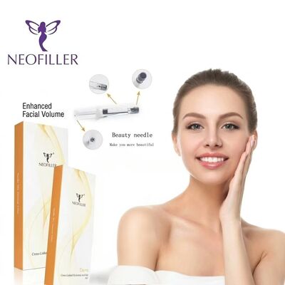 Neofiller 2 سال عمر شیلف اسید هیالورونیک پرکننده پوست آسان عمل ژل تزریقی افزایش شکل صورت