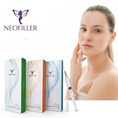 Neofiller Cross-Linked Hyaluronic Acid Filler جل تزریقی ژل چانه پرکننده لب افزایش حجم صورت