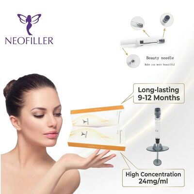 Neofiller Cross-Linked Hyaluronic Acid Filler جل تزریقی ژل چانه پرکننده لب افزایش حجم صورت