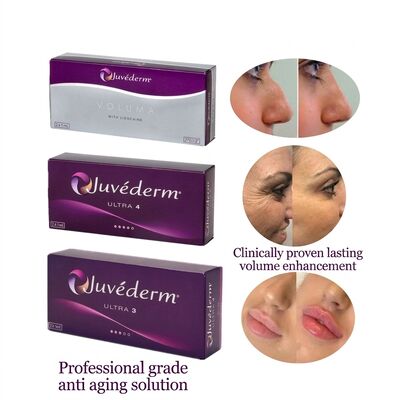 جراحی پلاستیک Juvederm Dermal Filler غلظت 20mgMl طول عمر 9-12 ماه مناسب برای بهبود شکل صورت و جوانه سازی پوست