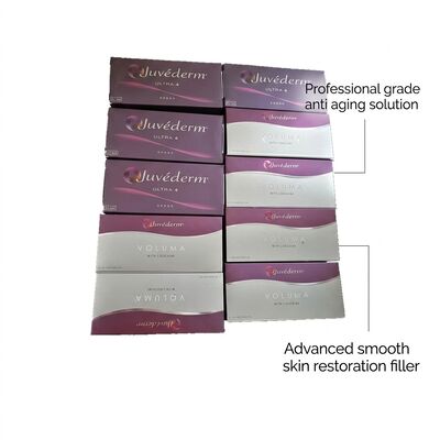 حجم شیرینی 1 میلی لیتر شیرینی Juvederm پرکننده پوست ارائه ایمنی مدت زمان 9 تا 12 ماه ایده آل برای جوان سازی پوست