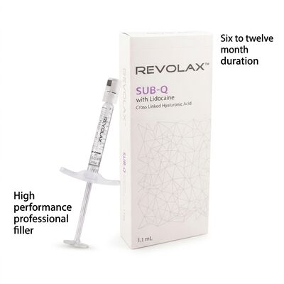 اسید هیالورونیک Revolax Dermal Filler محلول ایمن تزریقی برای شکل دادن صورت کاهش چروک و رطوبت پوست