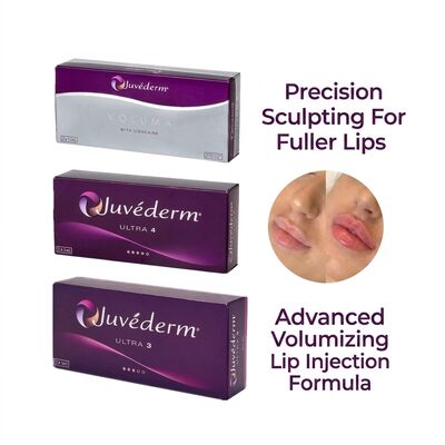 حجم سرنگ 2 1 میلی لیتر در هر جعبه Juvederm Voluma Filler Safety Facial Contouring فیلر تزریقی تزریقی برای افزایش حجم