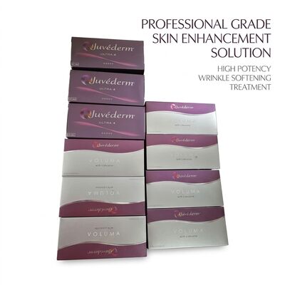 حجم شیرینی 1 میلی لیتر شیرینی Juvederm پرکننده پوست ارائه ایمنی مدت زمان 9 تا 12 ماه ایده آل برای جوان سازی پوست