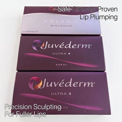 کلینیک های Juvederm Ultra Plus Filler 1ml سرینج حجم پرکننده پوستی تزریقی برای چروک های صورت و بازسازی حجم