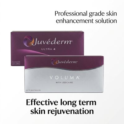 کلینیک های Juvederm Ultra Plus Filler 1ml سرینج حجم پرکننده پوستی تزریقی برای چروک های صورت و بازسازی حجم