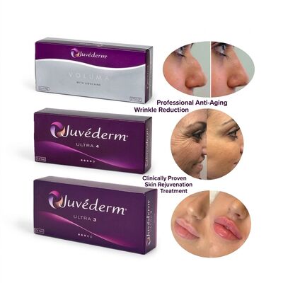 تزریق صورت Juvederm پرکننده پوست طول عمر 9-12 ماه Ultra3 Ultra4 حجم مناسب برای اصلاح شکل صورت
