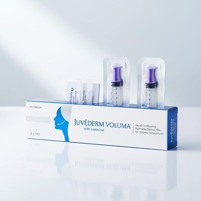 حجم سرنگ 2 1 میلی لیتر در هر جعبه Juvederm Voluma Filler Safety Facial Contouring فیلر تزریقی تزریقی برای افزایش حجم