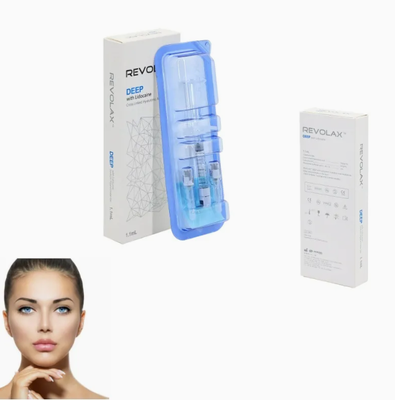 ژل پرکننده پوستی Revolax با قوام ژل صاف و الاستیک، مناسب برای تزریق در لایههای عمیق زیرجلدی. در دمای ۲ تا ۲۵ درجه سانتیگراد نگهداری شود. ایدهآل برای بازسازی حجم صورت.