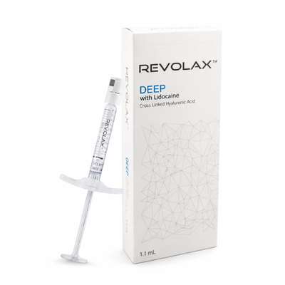از یخ زدن اجتناب کنید Revolax Dermal Filler Fine Deep Sub Q غلظت 20 Mg در هر میلی لیتر برای تزریق حجم عمیق صورت و درمان چین و چروک