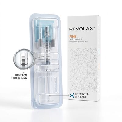 فیلر گیجگاهی Revolax Deep مونوفازیک هیالورونیک اسید 1.1 میلی لیتر برای ترمیم گودی گیجگاهی
