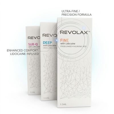 فیلر گیجگاهی Revolax Deep مونوفازیک هیالورونیک اسید 1.1 میلی لیتر برای ترمیم گودی گیجگاهی