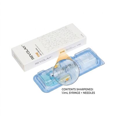 Revolax Fine Glabellar Filler Monophasic Hyaluronic Acid Dermal Filler 1.1ml برای اصلاح خطوط صورت