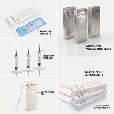 Revolax Fine Glabellar Filler Monophasic Hyaluronic Acid Dermal Filler 1.1ml برای اصلاح خطوط صورت