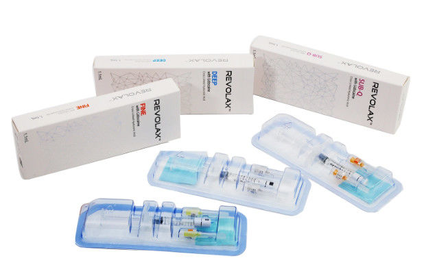 چروک های عمیق گردن Revolax Hyaluronic Acid کره ای پرکننده پوست برای خطوط پیشانی