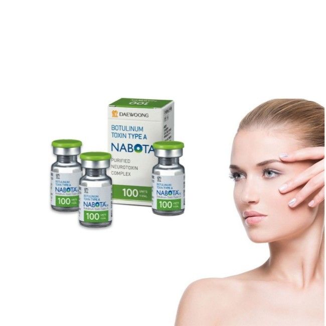 بوتاکس ضد پیری نابوتا سم بوتولینوم نوع A مورد تایید FDA 100 واحد 6 تا 24 ماه