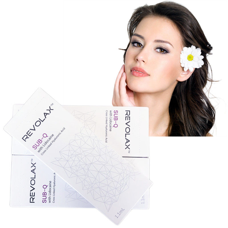 کره 1.1 میلی لیتر Revolax Hyaluronic Acid تزریقی پرکننده Ha برای قلم هیالورون