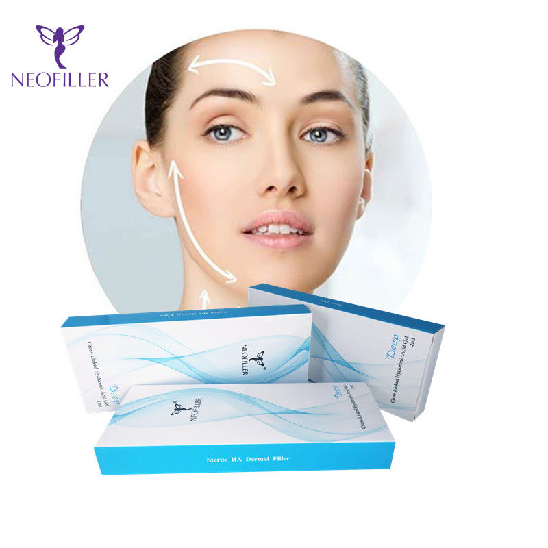 24mg/Ml Hyaluronic Acid Dermal Filler در سرنج استریل برای ذخیره در دمای اتاق