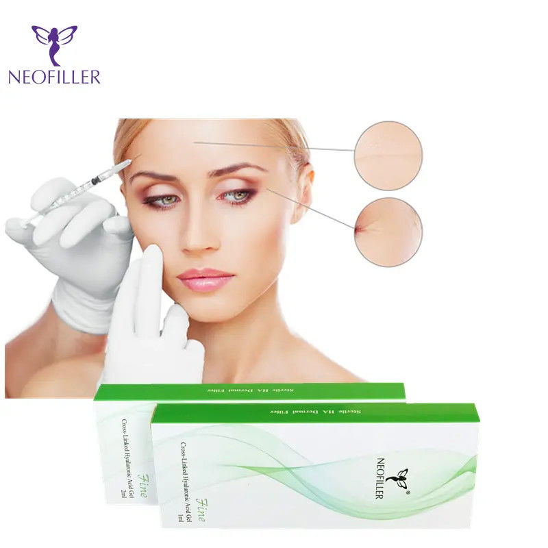 24mg/ml Hyaluronic Acid Filler برای عمق تزریق هیپودرمک برای غلظت بالا