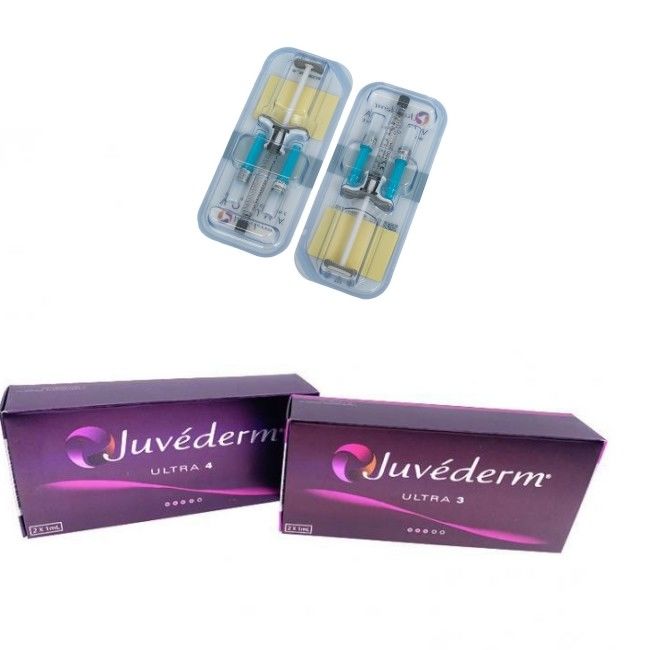 Juvederm Ultra 3 Ultra 4 حجم تزریق فیلر صورت 2* 1ml برای پیچ بینی