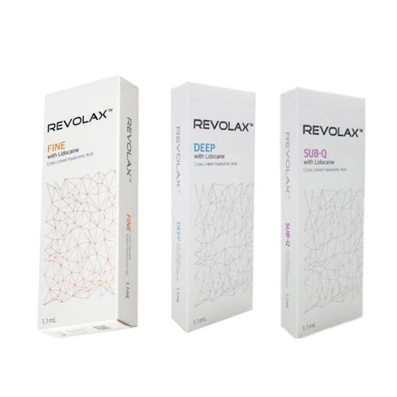 تزریق پرکننده پوستی 1.1 میلی لیتری Revolax Cross Linked برای حجم های صورت