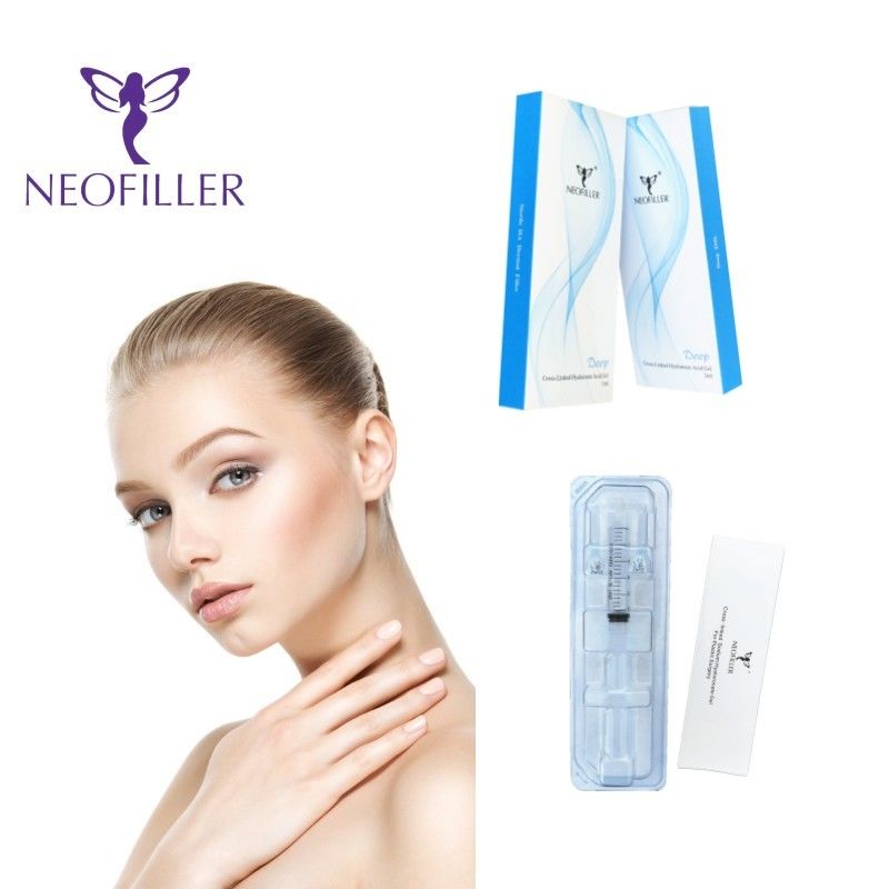 Neofiller 24mg-ml اسید هیالورونیک پرکننده پوست ژل تزریقی کاهش چین و چروک افزایش چهره