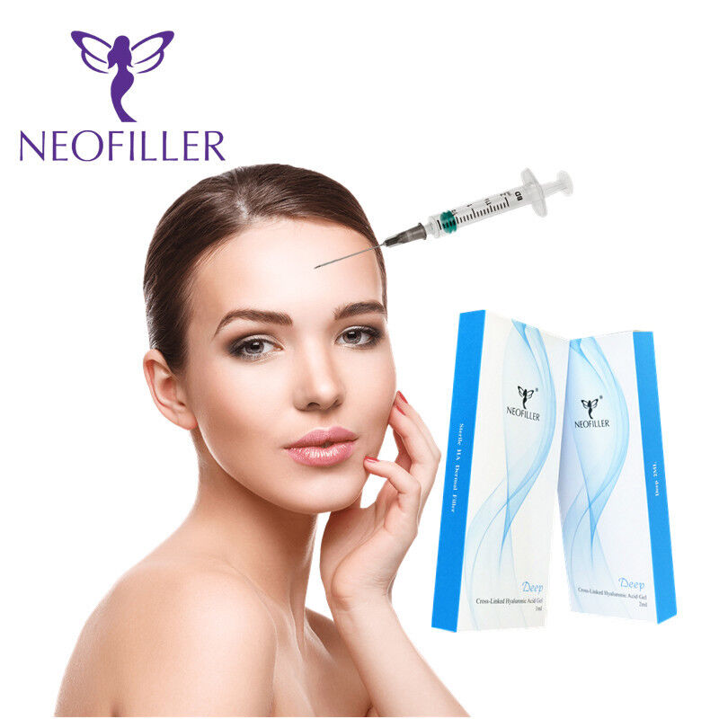 شفاف 24mg-ml اسید هیالورونیک پرکننده پوست ژل تزریقی 9-12 ماه طول عمر تزریق صورت