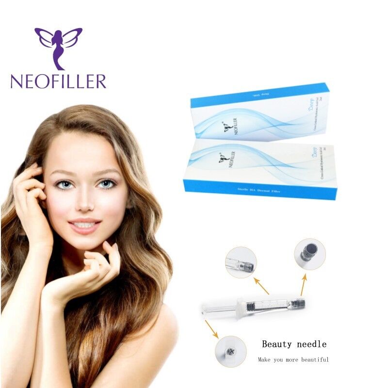 Neofiller 24mg-ml اسید هیالورونیک پرکننده پوستی شیرینی استریل ژل تزریقی تزریق صورت
