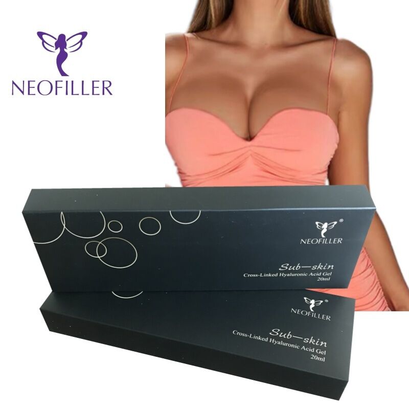 ژل تزریقی شفاف پرکننده پوستی هیالورونیک اسید 24mg-ml نیوفیلر جوانسازی صورت با ماندگاری 9-12 ماهه