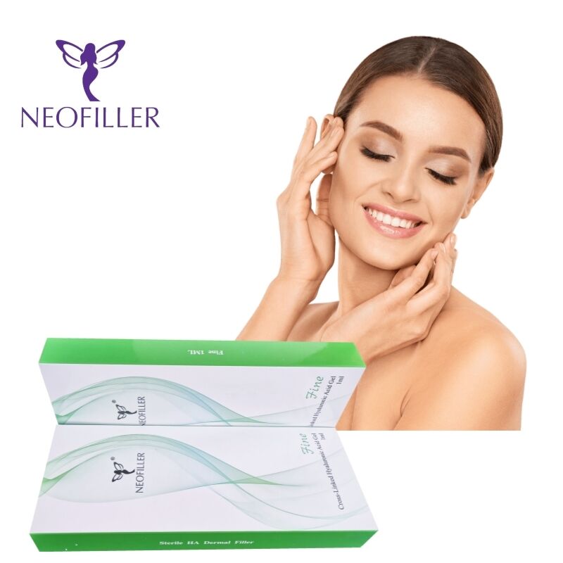 Neofiller 2ml Hyaluronic Acid Dermal Filler 24mg-ml ژل تزریقی برای افزایش بزرگ شدن لب صورت بینی