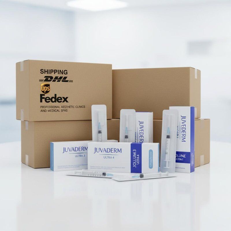 حمل و نقل DHL UPS FEDEX Juvederm Facial Filler Ultra3 Ultra4 Voluma برای کلینیک های حرفه ای زیبایی و اسپاهای پزشکی