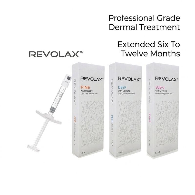 اسید هیالورونیک Revolax Dermal Filler محلول ایمن تزریقی برای شکل دادن صورت کاهش چروک و رطوبت پوست
