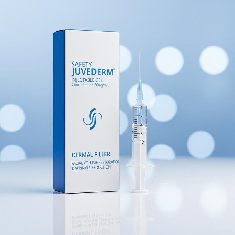 ایمنی Juvederm ژل تزریقی غلظت 20mg Ml تزریقی پرکننده پوستی برای بازسازی حجم صورت و کاهش چین و چروک