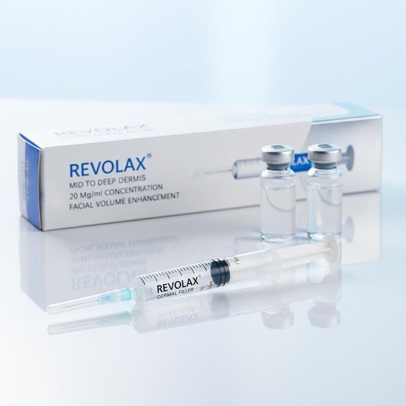 24mgml Revolax Dermal Filler InjectionDeepness Mid To Deep Dermis Concentration 20 Mgml راه حل برای افزایش حجم صورت