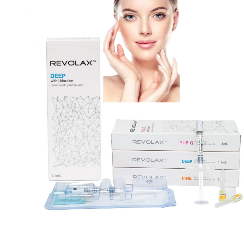 ژل پرکننده پوستی Revolax با قوام ژل صاف و الاستیک، مناسب برای تزریق در لایههای عمیق زیرجلدی. در دمای ۲ تا ۲۵ درجه سانتیگراد نگهداری شود. ایدهآل برای بازسازی حجم صورت.