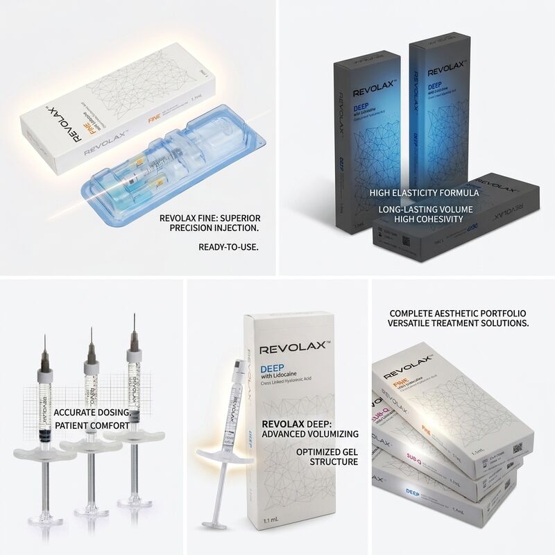 فیلر پیشانی Revolax Fine، فیلر پوستی اسید هیالورونیک تک فازی 1.1 میلی لیتر برای اصلاح خطوط پیشانی